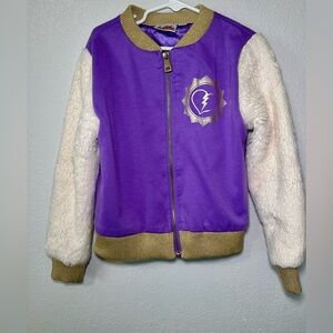 L.O.L. Surprise Girls Exclusive Faux Fur Embellished Bomber Jacket, Size SM 6